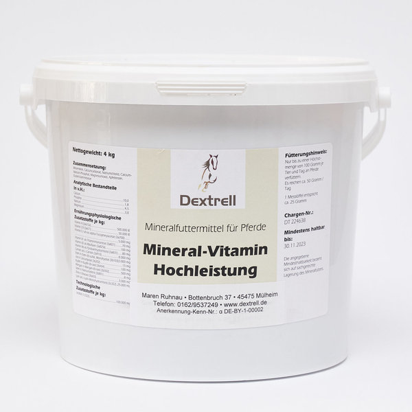 Mineral-Vitamin-Hochleistung 4,0 kg (80 Tage)